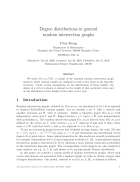 Degree distributions in general random intersection graphs