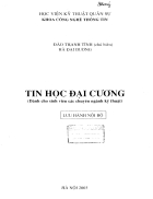 Tin học đại cương HVKTQS