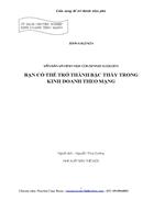 Bộ sách toàn tập về Kinh doanh theo mạng full 70 quyển 11 15 4