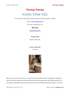 Ebook NẮNG TÌNH YÊU Sương Sương