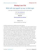 Ebook Khổ nổi của người sợ ma và khó ngủ Hoàng Lan Chi