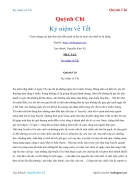 Ebook Kỷ niệm về Tết Quỳnh Chi