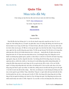 Ebook Mưa trên đất Mẹ Quân Tấn