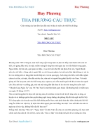 Ebook Tha phương cầu thực