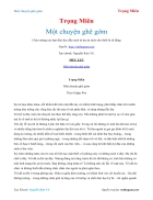 Ebook Một chuyện ghê gớm Trọng Miên