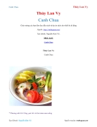 Ebook Canh Chua Thủy Lan Vy