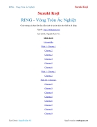 Ebook RING Vòng Tròn Ác Nghiệt Suzuki Koji