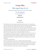 Ebook Mot nguoi ban ky di Trọng Mien