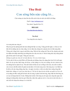 Ebook Con sông bên nào cũng lở Thu Hoài