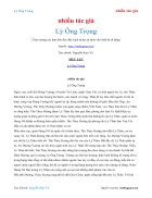 Ebook Lý Ông Trọng nhiều tác giả