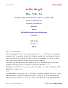 Ebook Hàn Mặc Tử nhiều tác giả