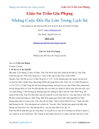 Ebook Những Cuộc Đổi Họ Lớn Trong Lịch Sử Giáo Sư Trần Gia Phụng