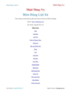 Ebook Biên Hùng Liệt Sử Thái Thuỵ Vy