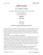 Ebook Lý Nhân Tông nhiều tác giả