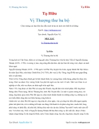 Ebook Vị Thượng thư ba bộ Tạ Hữu