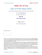 Ebook Liệu có lỗ đen dạng chuỗi Thiên văn vũ Trụ