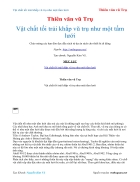 Ebook Vật chất tối trải khắp vũ trụ như một tấm lưới Thiên văn vũ Trụ