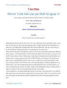 Ebook Driver Linh hồn của các thiết bị ngoại vi Văn Hân