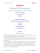 Ebook Windows NT Server là gì HDKHOA