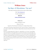 Ebook Sự thực về Hiroshima Tại sao William Jones