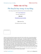 Ebook Phi thuyền bay trong vũ trụ bằng Thiên văn vũ Trụ