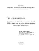 Giải quyết vấn đề trùng lắp trong quá trình điều phối quản lý và sử dụng nguồn viện trợ phát triển chính thức ODA của các cơ quan quản lý nhà nước