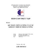 Kế toán tiền lương và các khoản trích theo lương