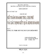 Kế toán doanh thu và xác định kết quả kinh doanh