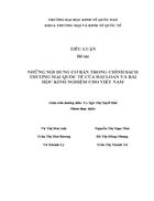 Những nội dung cơ bản trong chính sách thương mại quốc tế của đài loan và bài học kinh nghiệm cho việt nam