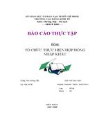 Tổ chức thực hiện hợp đồng nhập khẩu 1