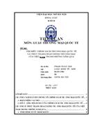 Tìm hiểu chính sách thương mại quốc tế và thực trạng hoạt động thương mại của Việt Nam trong những năm qua