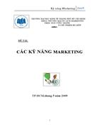 Các kỹ năng MARKETING