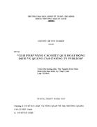 Giải pháp nâng cao hiệu quả hoạt động dịch vụ quảng cáo của công ty PUBLICIS 1