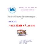Việt Nam và Asem