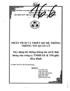 Phân tích và thiết kế hệ thống thông tin quản lý đơn hàng của công ty