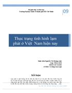 Thực trạng tình hình lạm phát ở Việt Nam hiện nay