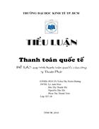 Quy trình thanh toán qua l c của công ty Thuận Phát