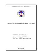 Phân tích chuỗi thời gian trong tài chính