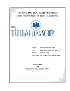 Tiểu luận hướng nghiệp