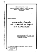 Hoàn thiện công tác trả lương trả thưởng ở nhà máy SATIMEX