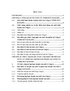 Kế toán chi phí sx và tính giá thành TạI CÔNG TY TNHH MTV KOSAMY