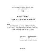 Hoàn thiện kế toán tiền lương và các khoản trích theo lương tại TNHH Thương mại Hùng Vương