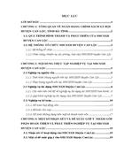 Hoàn thiện và phát triển nghiệp vụ tại nhcsxh huyện can lộc