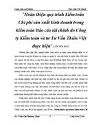 Hoàn thiện quy trình kiểm toán Chi phí sản xuất kinh doanh trong kiểm toán Báo cáo tài chính do Công ty Kiểm toán và tư Tư Vấn Thiên Việt thực hiện 5