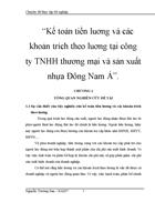 Kế toán tiền luơng và các khoản trích theo luơng tại công ty TNHH thương mại và sản xuất nhựa Đông Nam Á 3