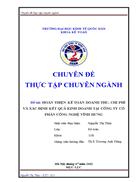 Hoàn thiện kế toán doanh thu chi phí và xác định kết quả kinh doanh tại Công ty Cổ phần Công nghệ Vĩnh Hưng