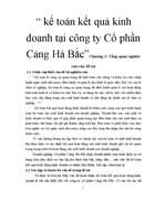 Kế toán kết quả kinh doanh tại công ty Cổ phần Cảng Hà Bắc 3