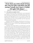 Hoan thien quy trinh chuan bi hang thu cong my nghe xuat khau sang thi truong Canada cua Cong ty Co phan My nghe Vien Dong 3