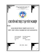 Giải pháp phát triển sản xuất tiểu thủ công nghiệp huyện kim bảng