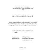 Nghiên cứu thành phần bệnh hại do nấm trên thuốc lá nguyên liệu bảo quản tại kho Lạng Giang Bắc Giang và thử nghiệm phòng chống chúng bằng chế phẩm sinh học EM EffectiveMicroorganisms